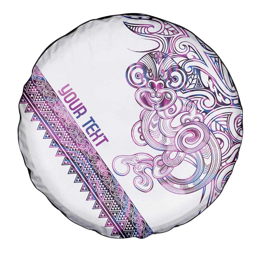 Mawhero Paua shell Kowhaiwhai Taniko Personalised Spare Tire Cover Taniwha Maori Tribal Style LT9 - Polynesian Pride