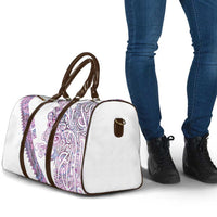 Mawhero Paua shell Kowhaiwhai Taniko Personalised Travel Bag Taniwha Maori Tribal Style LT9 - Polynesian Pride