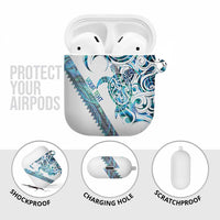 Kahui Whetu Paua shell Kowhaiwhai Taniko Personalised AirPods Case Turtle Tattoo Maori Tribal Style LT9 - Polynesian Pride