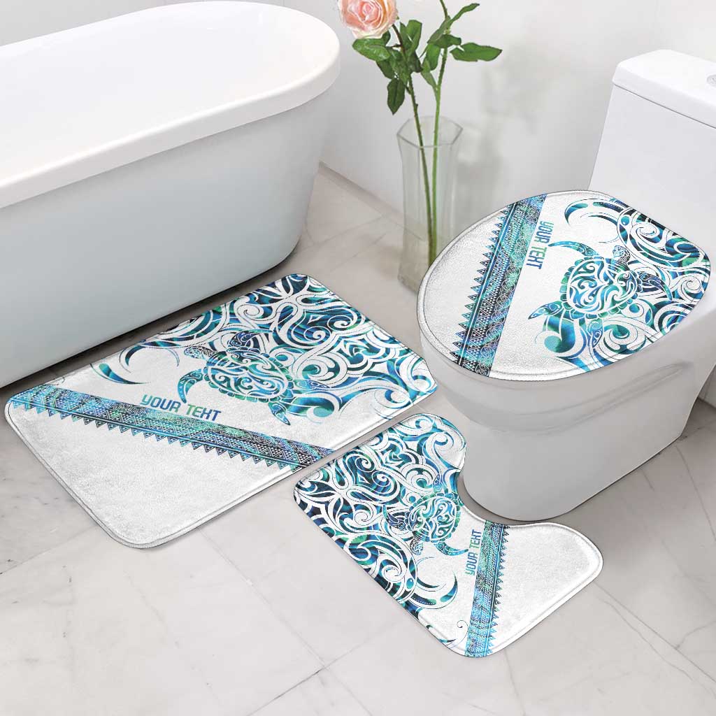 Kahui Whetu Paua shell Kowhaiwhai Taniko Personalised Bathroom Set Turtle Tattoo Maori Tribal Style