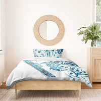 Kahui Whetu Paua shell Kowhaiwhai Taniko Personalised Bedding Set Turtle Tattoo Maori Tribal Style