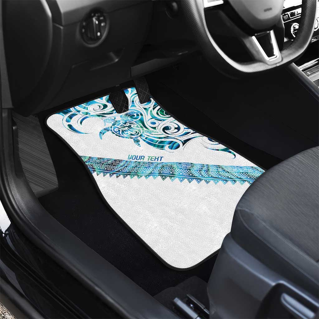 Kahui Whetu Paua shell Kowhaiwhai Taniko Personalised Car Mats Turtle Tattoo Maori Tribal Style LT9 - Polynesian Pride