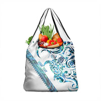 Kahui Whetu Paua shell Kowhaiwhai Taniko Personalised Grocery Bag Turtle Tattoo Maori Tribal Style