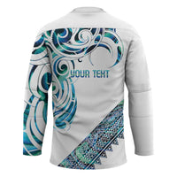 Kahui Whetu Paua shell Kowhaiwhai Taniko Personalised Hockey Jersey Turtle Tattoo Maori Tribal Style LT9 - Polynesian Pride