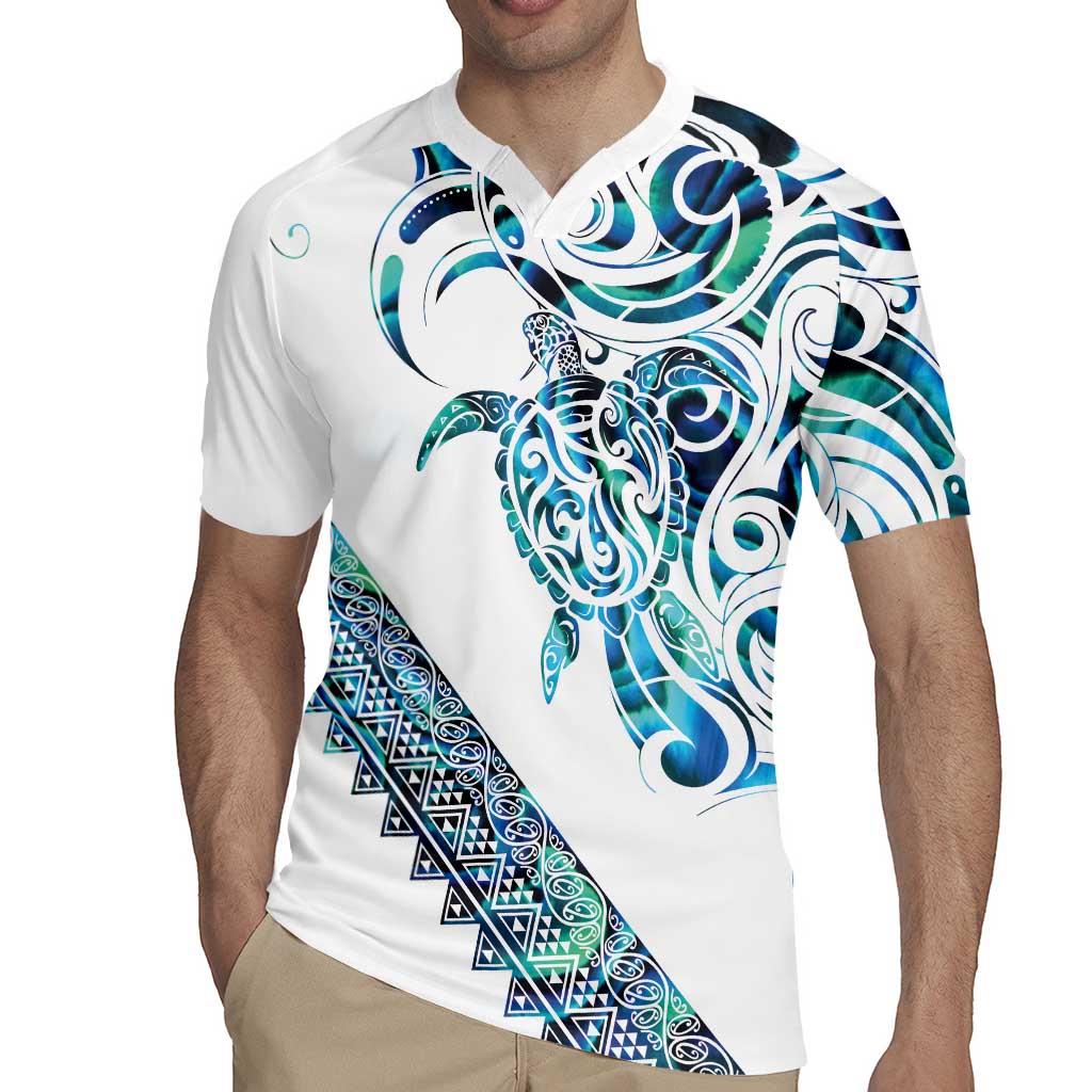 Kahui Whetu Paua shell Kowhaiwhai Taniko Personalised Rugby Jersey Turtle Tattoo Maori Tribal Style LT9 - Polynesian Pride