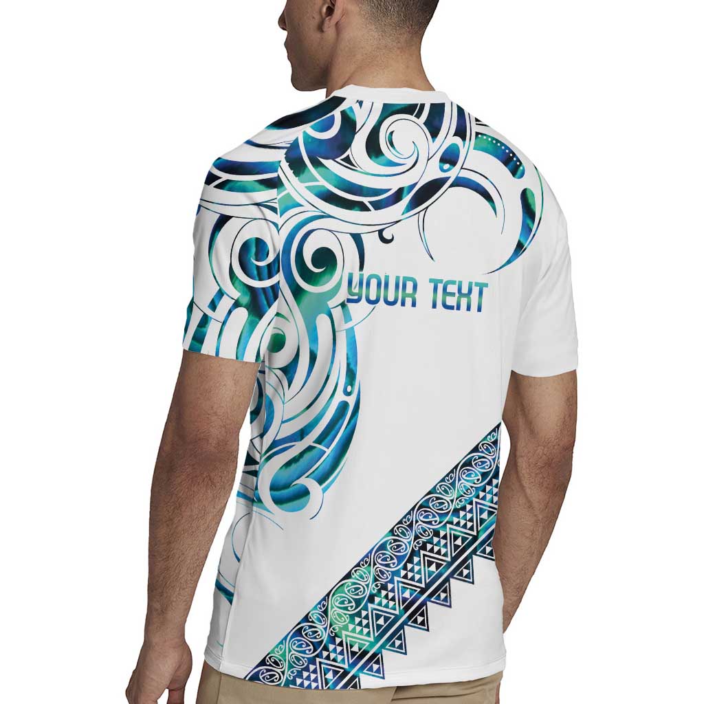 Kahui Whetu Paua shell Kowhaiwhai Taniko Personalised Rugby Jersey Turtle Tattoo Maori Tribal Style LT9 - Polynesian Pride