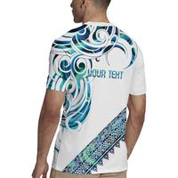 Kahui Whetu Paua shell Kowhaiwhai Taniko Personalised Rugby Jersey Turtle Tattoo Maori Tribal Style LT9 - Polynesian Pride