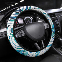 Kahui Whetu Paua shell Kowhaiwhai Taniko Steering Wheel Cover Turtle Tattoo Maori Tribal Style