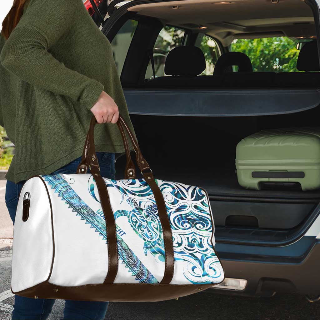 Kahui Whetu Paua shell Kowhaiwhai Taniko Personalised Travel Bag Turtle Tattoo Maori Tribal Style LT9 - Polynesian Pride