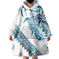 Kahui Whetu Paua shell Kowhaiwhai Taniko Personalised Wearable Blanket Hoodie Turtle Tattoo Maori Tribal Style LT9 - Polynesian Pride