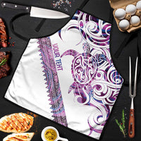 Mawhero Paua shell Kowhaiwhai Taniko Personalised Apron Turtle Tattoo Maori Tribal Style