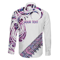 Mawhero Paua shell Kowhaiwhai Taniko Personalised Family Matching Summer Maxi Dress and Hawaiian Shirt Turtle Tattoo Maori Tribal Style LT9 - Polynesian Pride