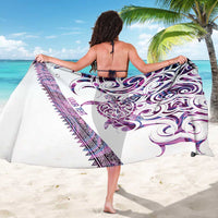 Mawhero Paua shell Kowhaiwhai Taniko Personalised Sarong Turtle Tattoo Maori Tribal Style