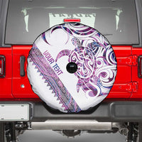Mawhero Paua shell Kowhaiwhai Taniko Personalised Spare Tire Cover Turtle Tattoo Maori Tribal Style