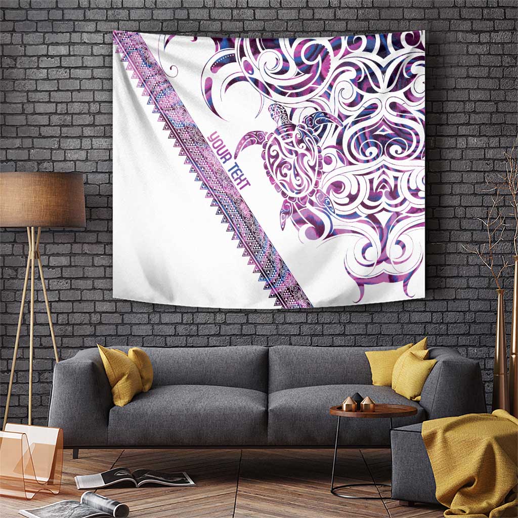 Mawhero Paua shell Kowhaiwhai Taniko Personalised Tapestry Turtle Tattoo Maori Tribal Style