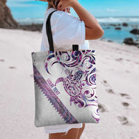 Mawhero Paua shell Kowhaiwhai Taniko Personalised Tote Bag Turtle Tattoo Maori Tribal Style LT9 - Polynesian Pride