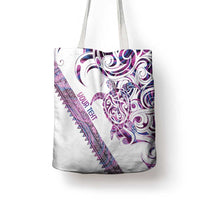 Mawhero Paua shell Kowhaiwhai Taniko Personalised Tote Bag Turtle Tattoo Maori Tribal Style LT9 - Polynesian Pride