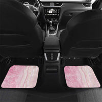 Breast Cancer Awareness Car Mats Maile Pikake Lokelani Crown Flower Lei Inspired