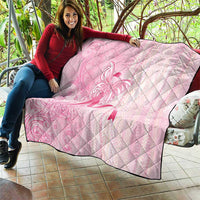 Breast Cancer Awareness Quilt Maile Pikake Lokelani Crown Flower Lei Inspired