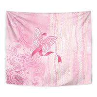 Breast Cancer Awareness Tapestry Maile Pikake Lokelani Crown Flower Lei Inspired