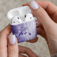 Epilepsy Awareness AirPods Case Maile Pikake Lokelani Crown Flower Lei Inspired