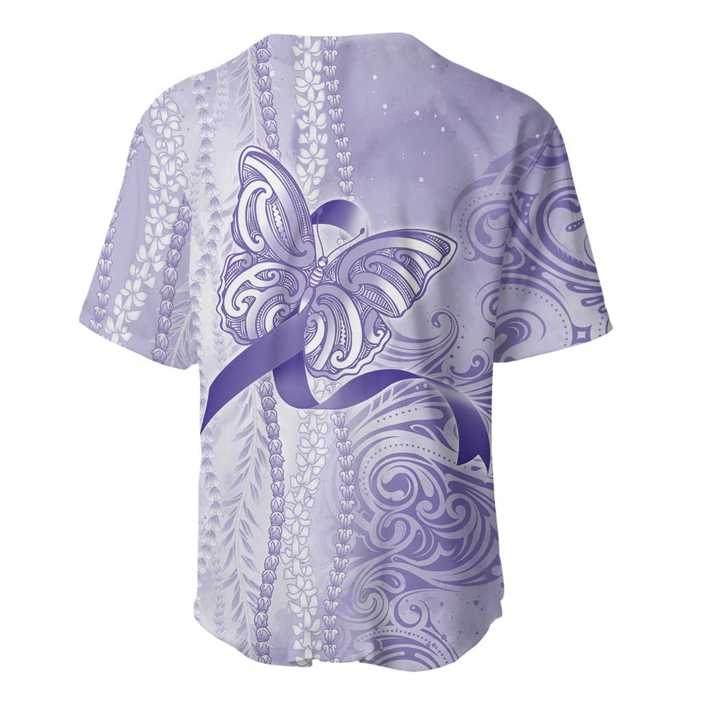 Epilepsy Awareness Baseball Jersey Maile Pikake Lokelani Crown Flower Lei Inspired