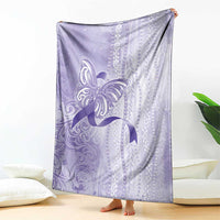 Epilepsy Awareness Blanket Maile Pikake Lokelani Crown Flower Lei Inspired