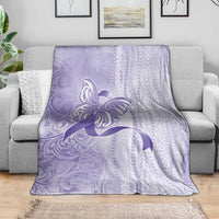 Epilepsy Awareness Blanket Maile Pikake Lokelani Crown Flower Lei Inspired