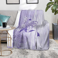 Epilepsy Awareness Blanket Maile Pikake Lokelani Crown Flower Lei Inspired