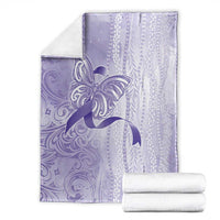 Epilepsy Awareness Blanket Maile Pikake Lokelani Crown Flower Lei Inspired
