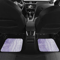 Epilepsy Awareness Car Mats Maile Pikake Lokelani Crown Flower Lei Inspired LT9 Set 2pcs - Back Purple - Polynesian Pride
