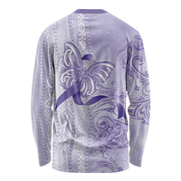 Epilepsy Awareness Long Sleeve Shirt Maile Pikake Lokelani Crown Flower Lei Inspired