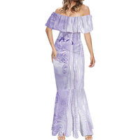 Epilepsy Awareness Mermaid Dress Maile Pikake Lokelani Crown Flower Lei Inspired