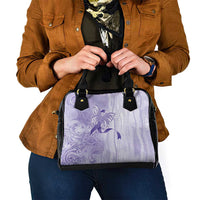 Epilepsy Awareness Shoulder Handbag Maile Pikake Lokelani Crown Flower Lei Inspired