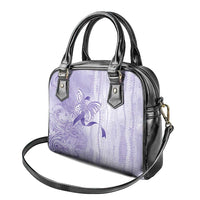 Epilepsy Awareness Shoulder Handbag Maile Pikake Lokelani Crown Flower Lei Inspired