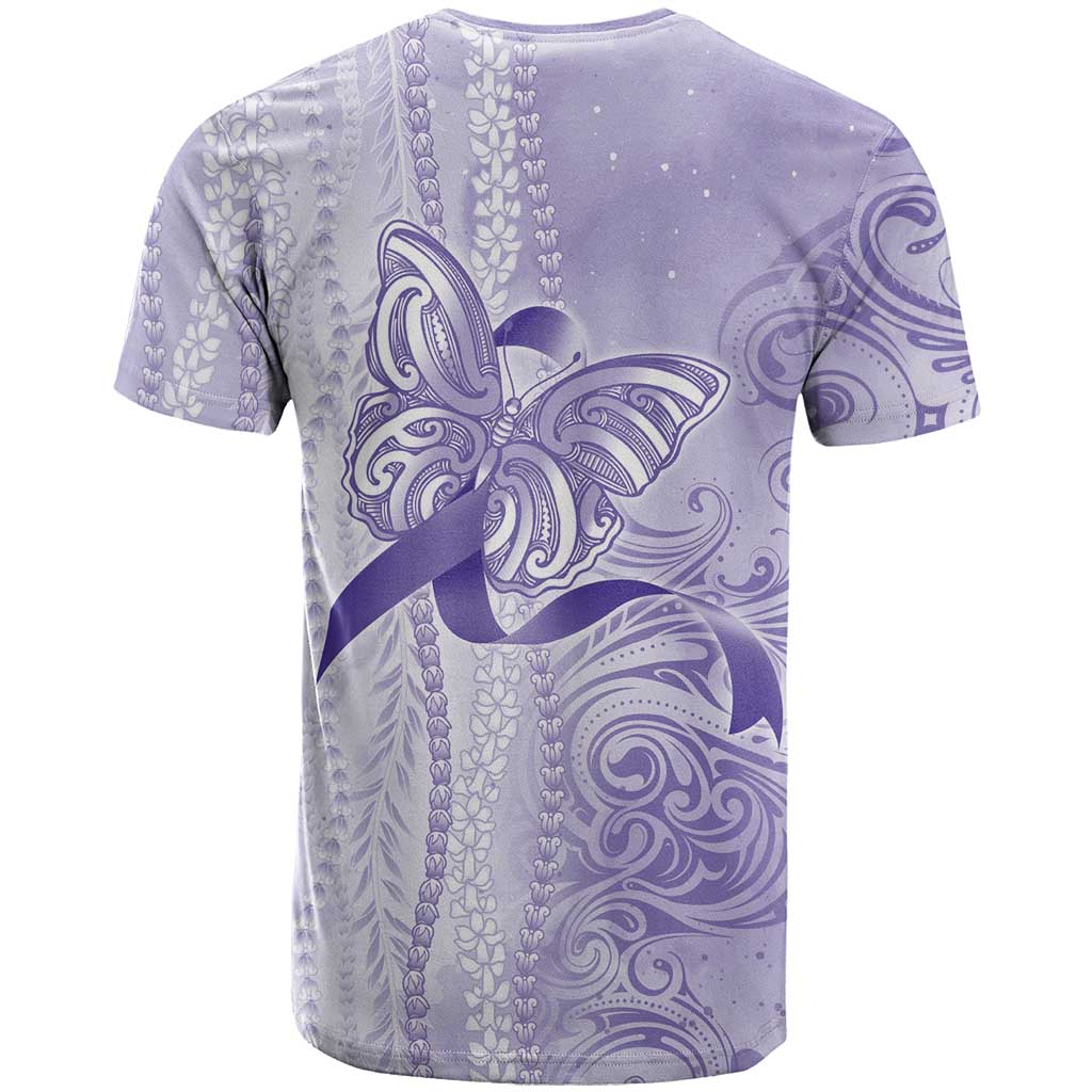 Epilepsy Awareness T Shirt Maile Pikake Lokelani Crown Flower Lei Inspired LT9 - Polynesian Pride