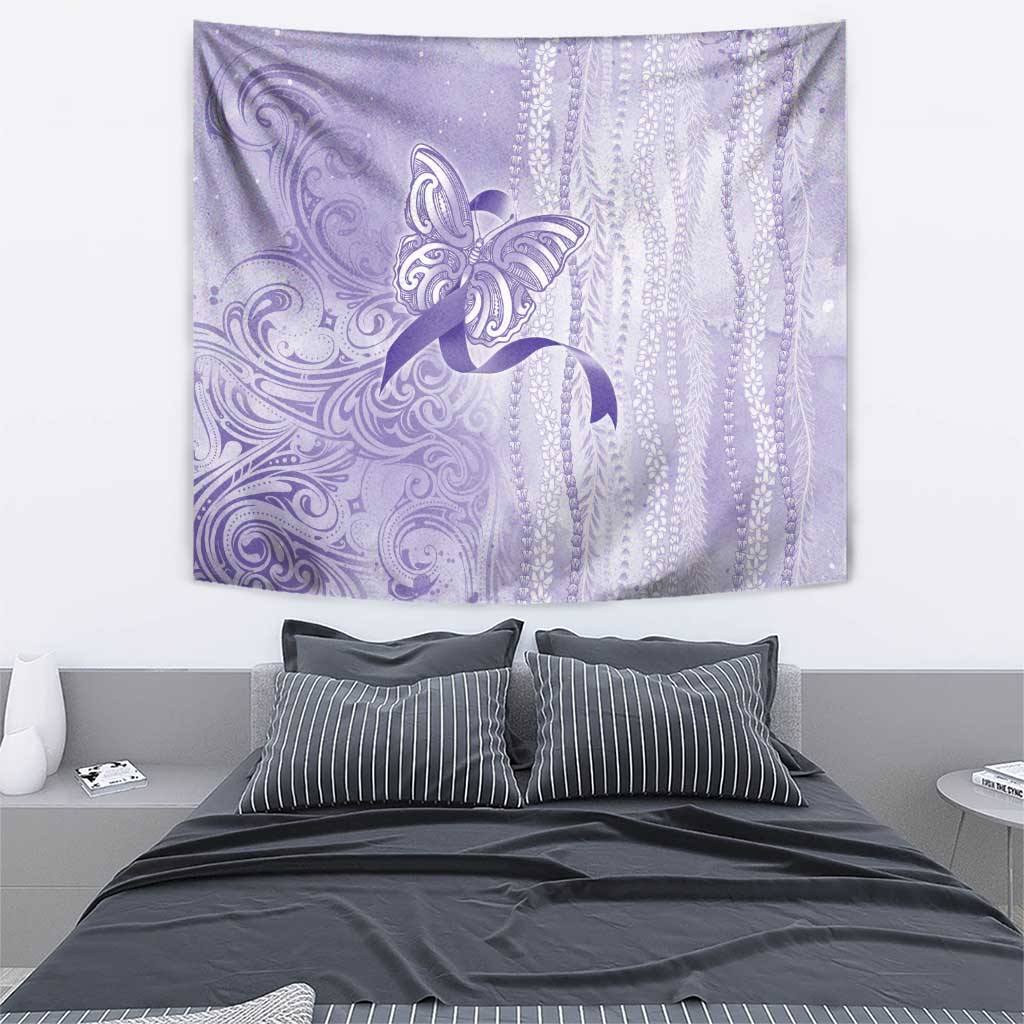 Epilepsy Awareness Tapestry Maile Pikake Lokelani Crown Flower Lei Inspired LT9 - Polynesian Pride