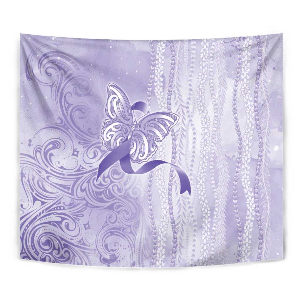Epilepsy Awareness Tapestry Maile Pikake Lokelani Crown Flower Lei Inspired LT9 - Polynesian Pride