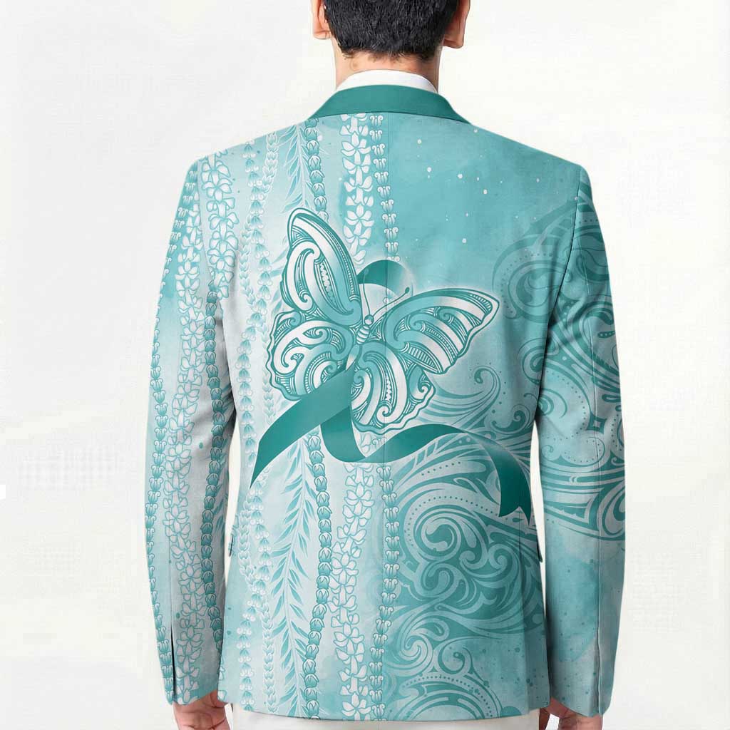PTSD Awareness Blazer Maile Pikake Lokelani Crown Flower Lei Inspired