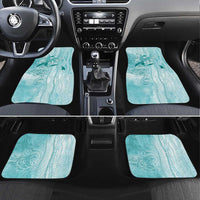 PTSD Awareness Car Mats Maile Pikake Lokelani Crown Flower Lei Inspired