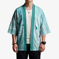 PTSD Awareness Kimono Maile Pikake Lokelani Crown Flower Lei Inspired