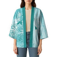 PTSD Awareness Kimono Maile Pikake Lokelani Crown Flower Lei Inspired
