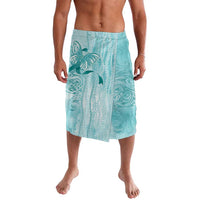 PTSD Awareness Lavalava Maile Pikake Lokelani Crown Flower Lei Inspired LT9 Teal - Polynesian Pride