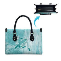 PTSD Awareness Leather Bag Maile Pikake Lokelani Crown Flower Lei Inspired