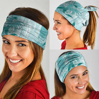 PTSD Awareness Neck Gaiter Maile Pikake Lokelani Crown Flower Lei Inspired