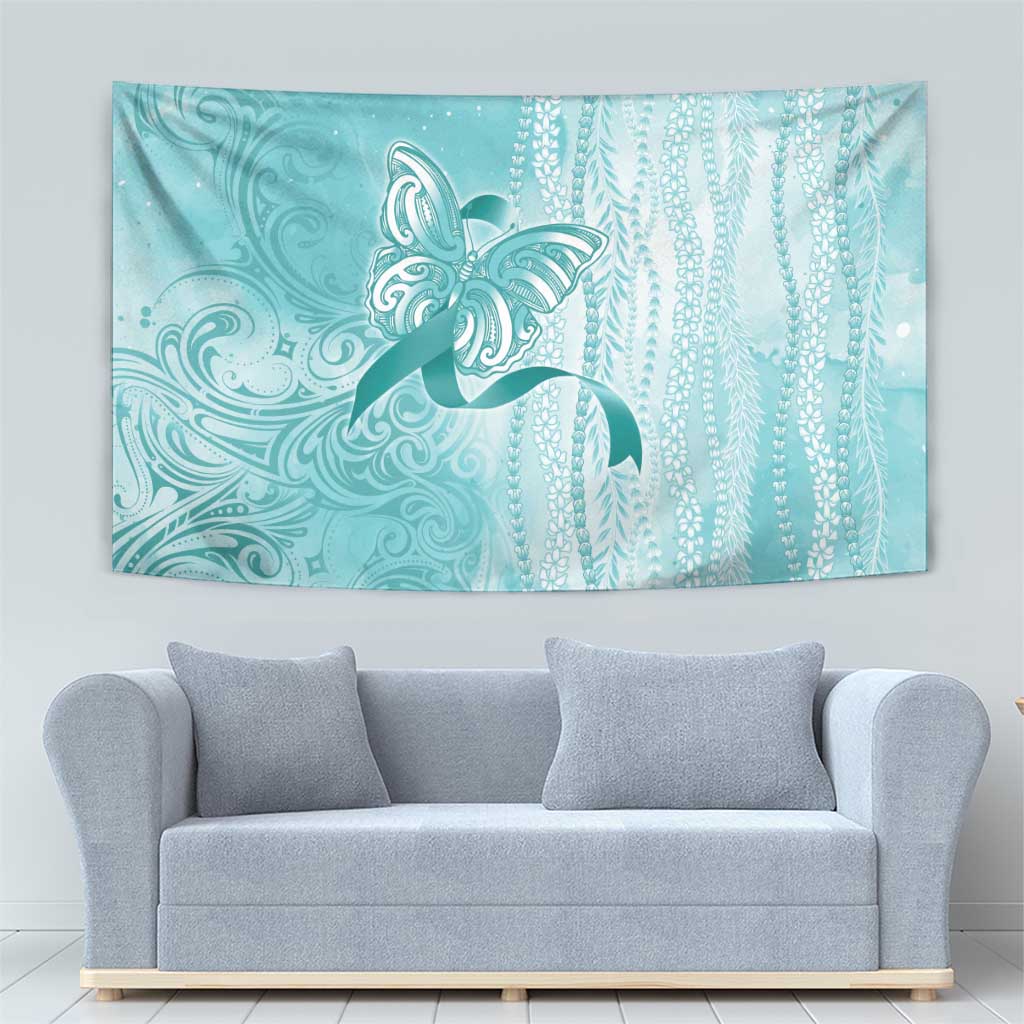 PTSD Awareness Tapestry Maile Pikake Lokelani Crown Flower Lei Inspired
