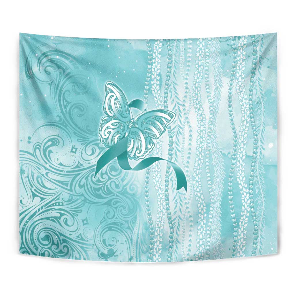 PTSD Awareness Tapestry Maile Pikake Lokelani Crown Flower Lei Inspired