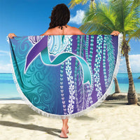 Suicide Prevention Awareness Beach Blanket Maile Pikake Lokelani Crown Flower Lei Inspired