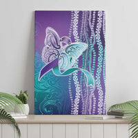 Suicide Prevention Awareness Canvas Wall Art Maile Pikake Lokelani Crown Flower Lei Inspired LT9 - Polynesian Pride