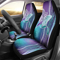 Suicide Prevention Awareness Car Seat Cover Maile Pikake Lokelani Crown Flower Lei Inspired